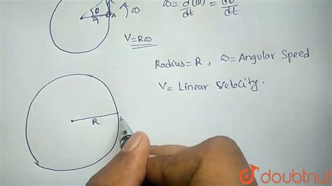 how to calculate v omega r.